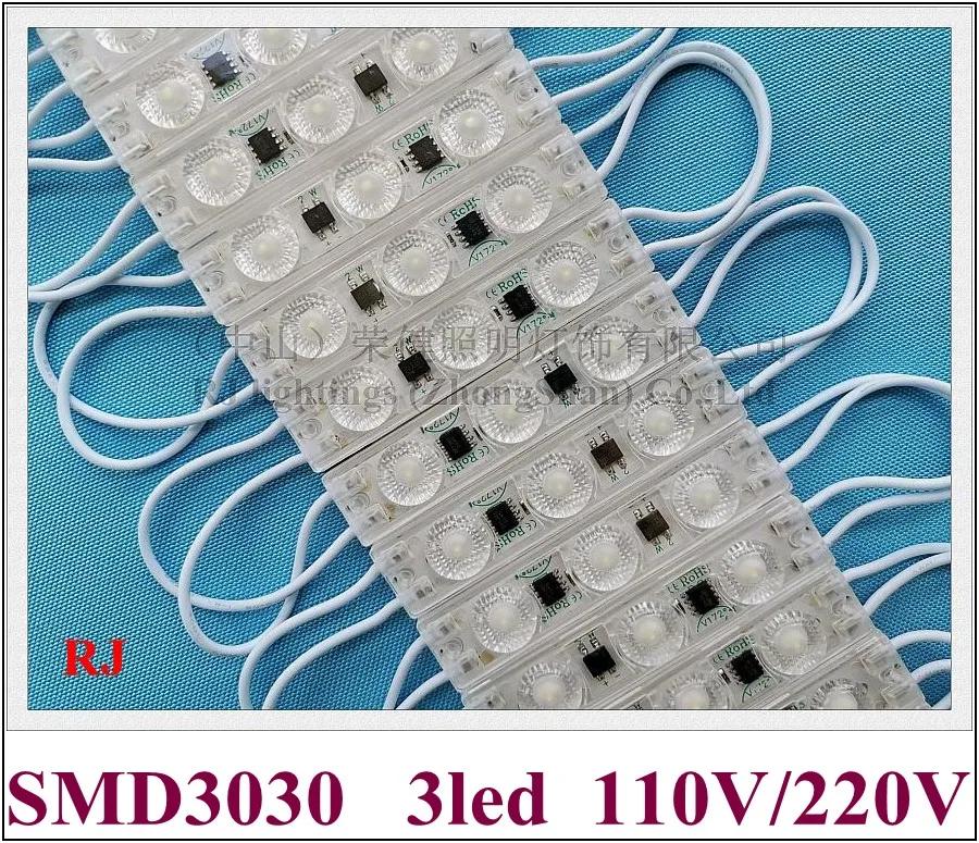 AC 220V 110V LED   Ȯ  172       70mm * 15mm * 8mm SMD 3030 3 LED 2W IP65